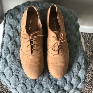 Franco Sarto Suede Oxfords